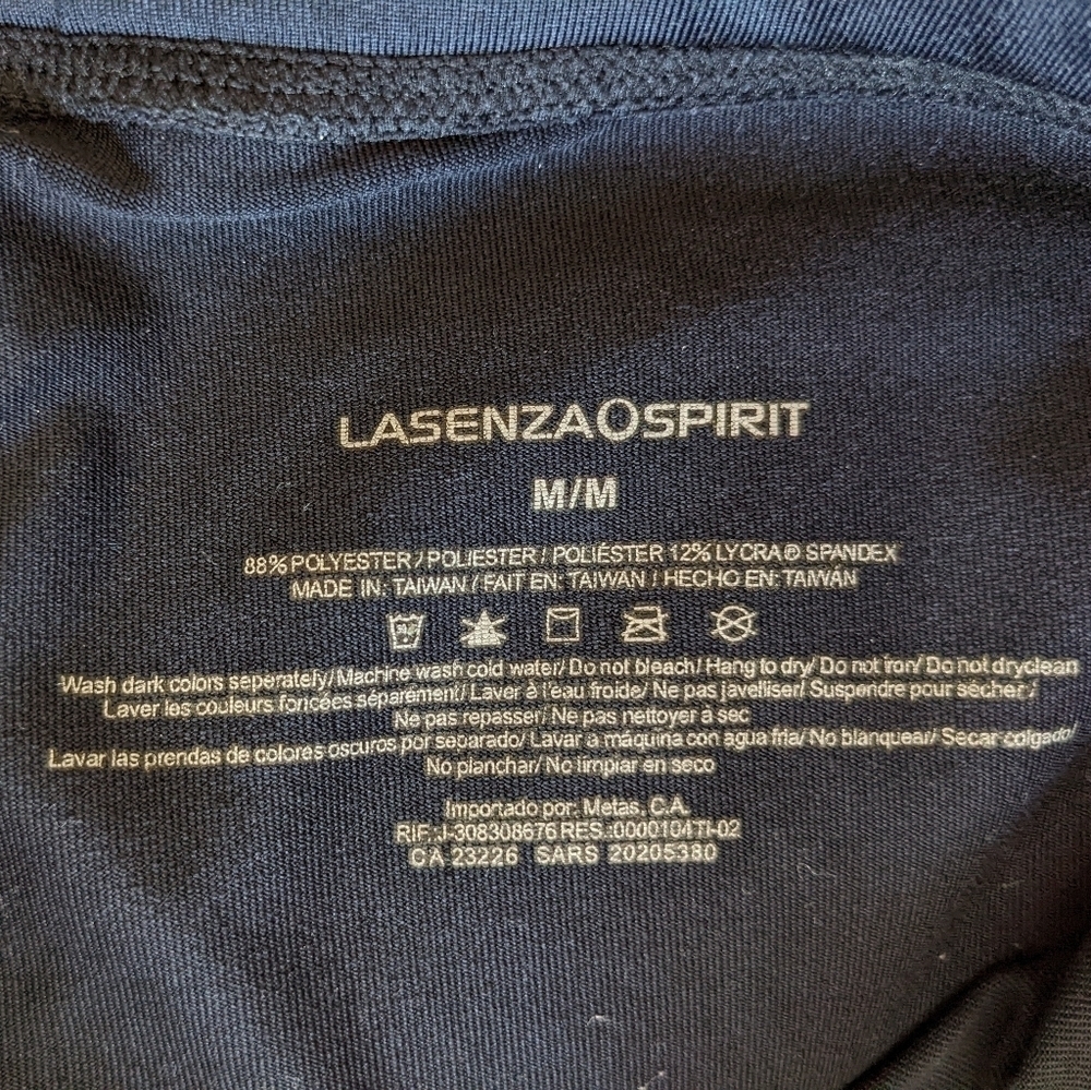 La Senza Spirit women's black cropped flare yoga pants size M - Picture 3 of 4